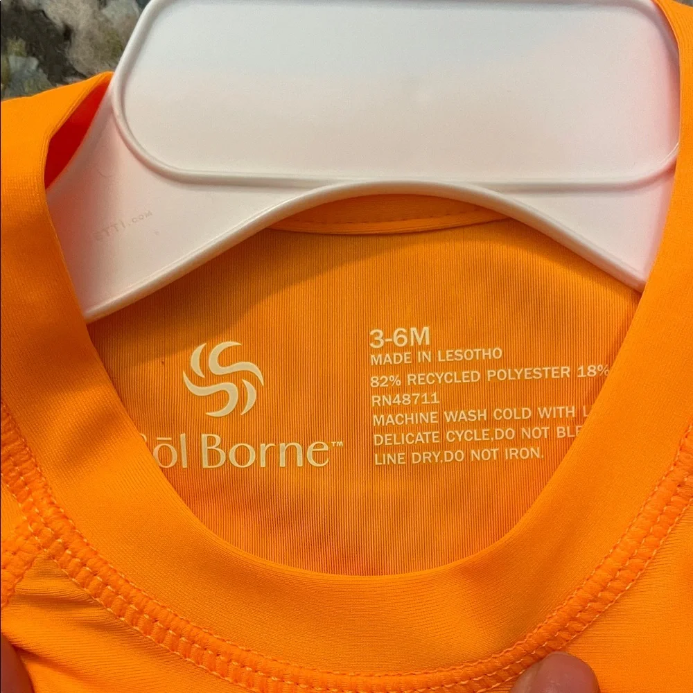 Orange Kids Swim Rashguard - Picture 2 of 4